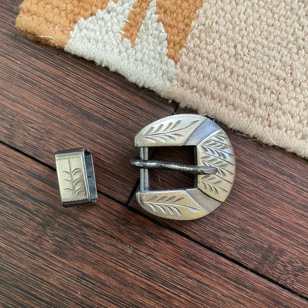 Cowpuncher Bits and Spurs - 1” Buckle and Keeper Set